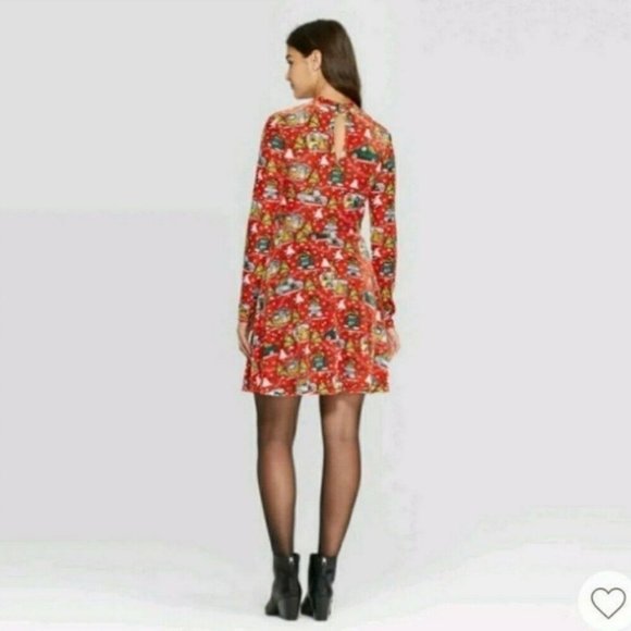 Ugly Holiday Christmas Mini Dress - Picture 2 of 3